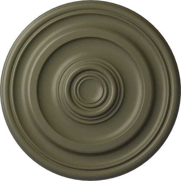 Ekena Millwork Kepler Traditional Ceiling Medallion (For Canopies up to 2 5/8"), 11 7/8"OD x 1 1/4"P, Spartan Stone CM12KPSSF - main